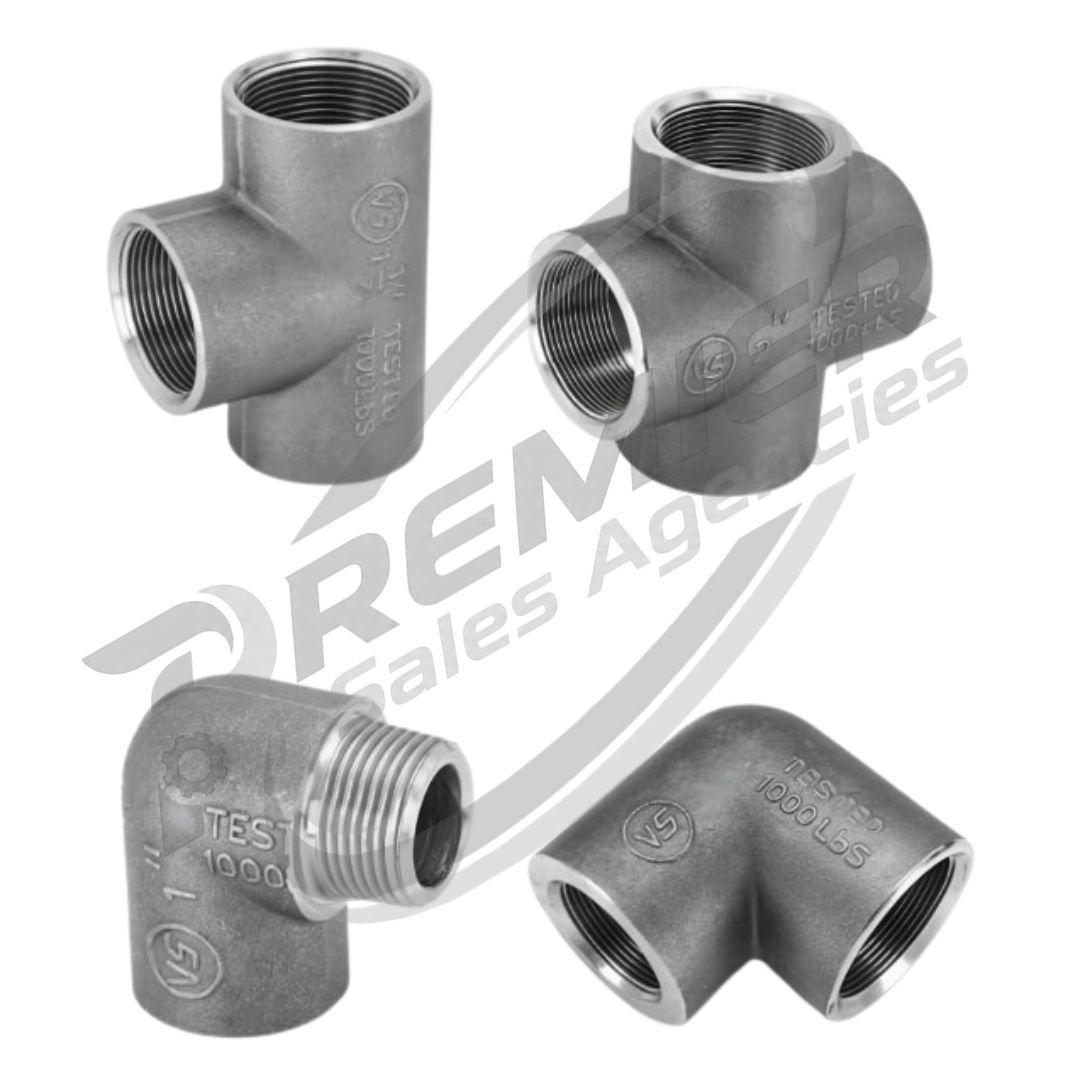 MS Forged Fittings, Threaded Pipe Fittings, Butt Weldable Fittings, MS Flanges - Image 3