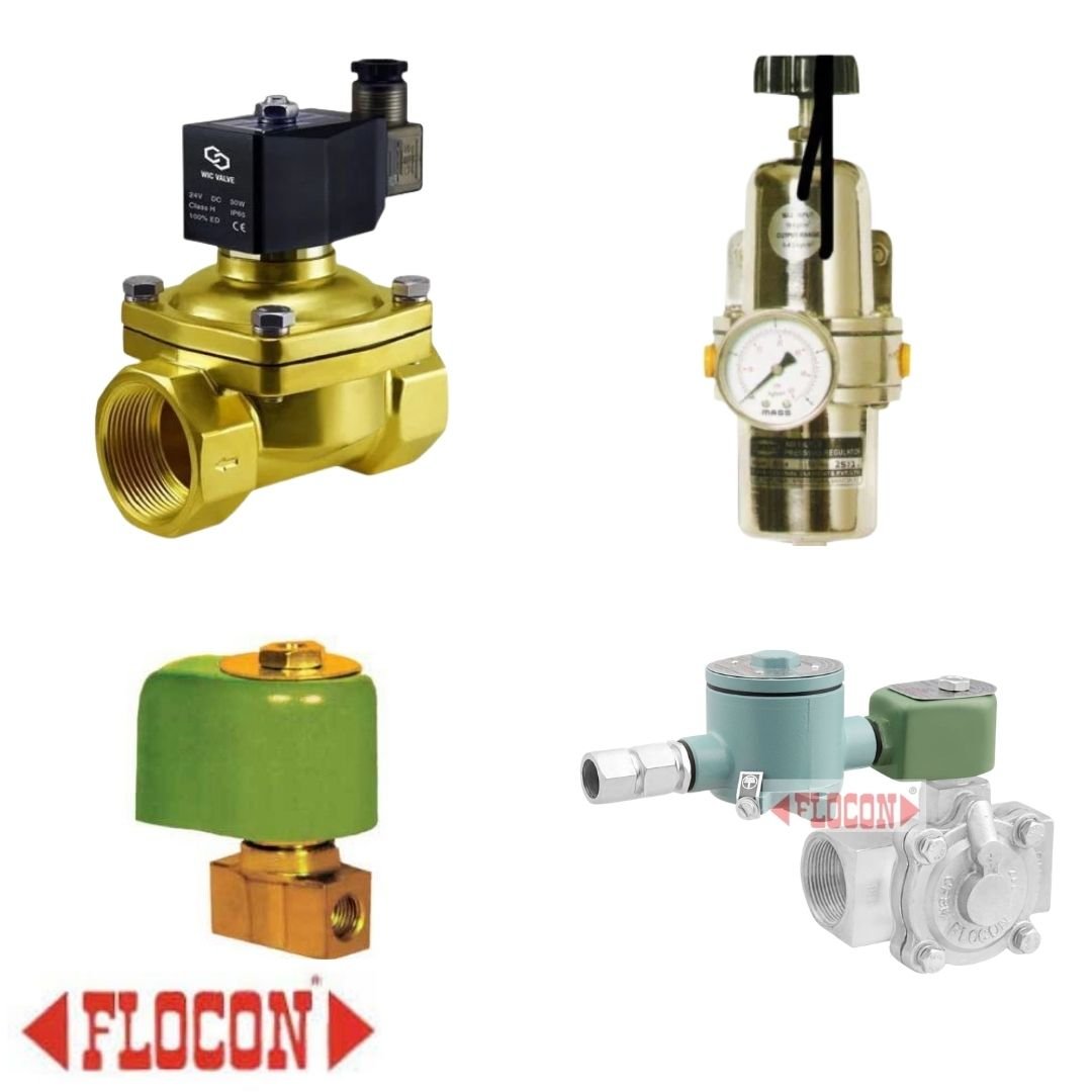 Solenoid Valves, Pressure Regulators, Angle Type Valves