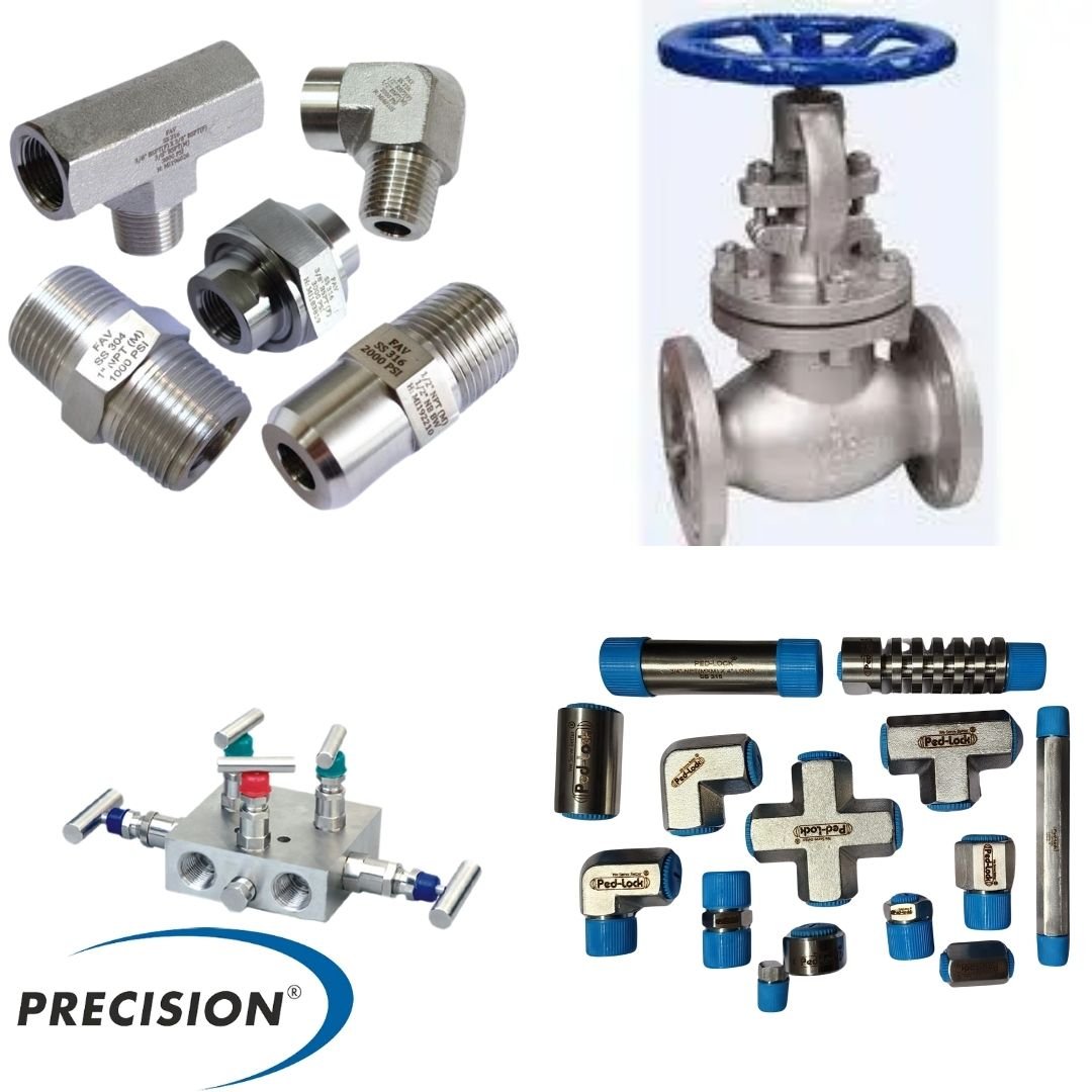SS Instrumentation Fittings, Valves, Valve Manifolds, Pipe Fittings & Flanges