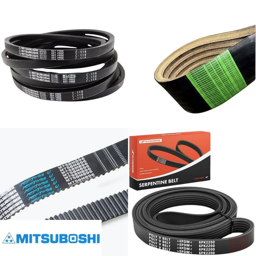 V-Belts, Timing Belts, Poly-V Belts, Banded Belts